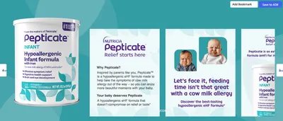 Brand Story for Amazon.com: Pepticate Baby Formula