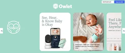 Brand Story for Amazon.com: Owlet® Dream Duo Smart Baby Monitor: FDA-Cleared Dream Sock® Plus Owlet Cam…