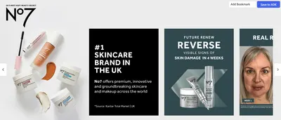 Brand Story for Amazon.com: No7 Lift & Luminate Triple Action Skincare Set