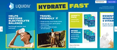 Brand Story for Liquid I.V. Hydration Sachets