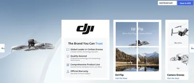 Brand Story for Amazon.com: DJI Flip Fly More Combo With RC 2 Screen Remote Controller