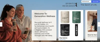 Brand Story for Amazon.com: Sports Research CLA