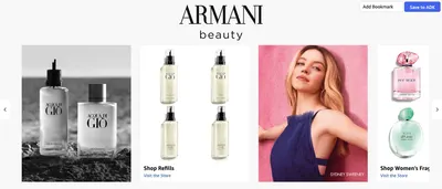 Brand Story for Amazon.com: Armani Beauty