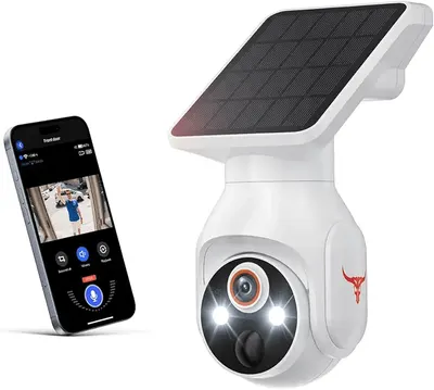 Main Images for 1080P Wireless Security Camera with Solar Panel