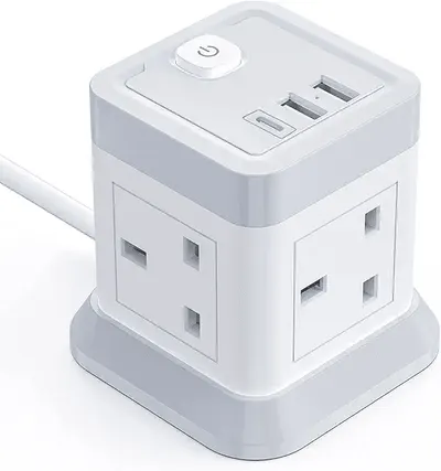 Main Images for Extension Lead Cube with USB