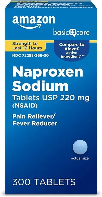 Main Images for Amazon Basic Care Naproxen Sodium Tablets 220 mg