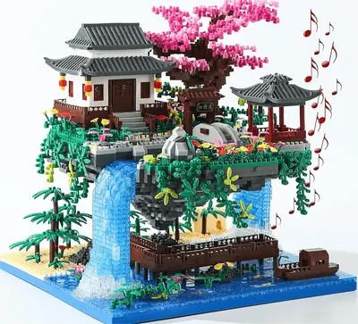 Main Images for Yushinv Sakura Tree Building Set