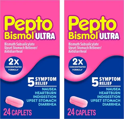 Main Images for Pepto Bismol Caplets Ultra for Nausea