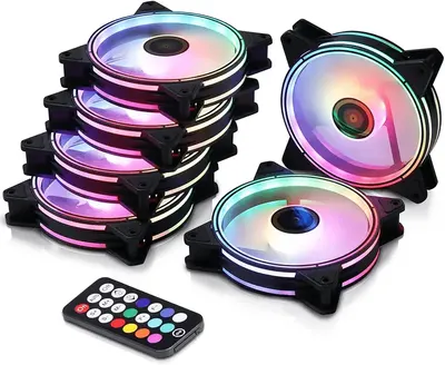 Main Images for Onewatt DS-G06DS ARGB LED 120MM Case Fans Remote Control for PC Cases