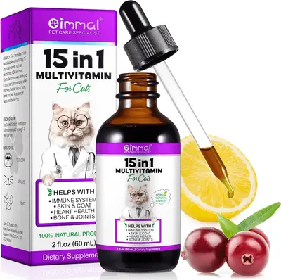 Main Images for 15 in 1 Multivitamin Drops for Cats