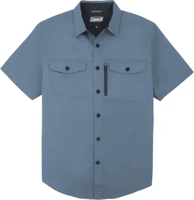 Main Images for Coleman Men's Short Sleeve Stretch Ripstop Utility Shirt