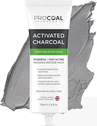 Main Images for Charcoal Face Masks Skincare for Men and Women 70ml by Procoal