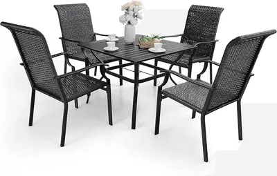 Main Images for MFSTUDIO Garden Furniture Sets 5 Piece