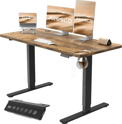 Main Images for JUMMICO 120x60cm Electric Standing Desk with USB Charging Height Adjustable Desk with…
