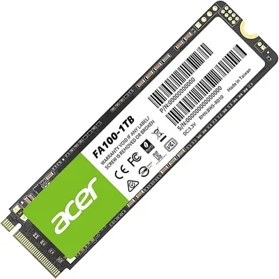 Main Images for acer FA100 M.2 2280 SSD 1TB: PCIe 3.0 NVMe with HMB & SLC Cache