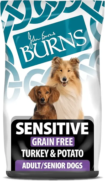 Main Images for Burns Pet Nutrition Complete Dry Hypoallergenic Dog Food For Sensitive Dogs Turkey and…