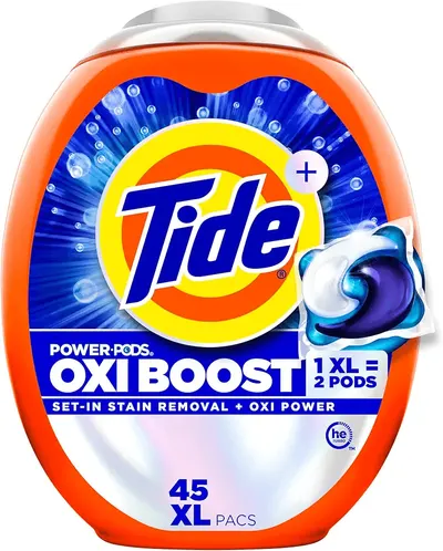 Main Images for Tide Oxi Boost Power PODS Laundry Detergent Pods