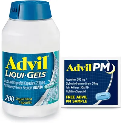 Main Images for Advil Liqui-Gels Pain Reliever and Fever Reducer