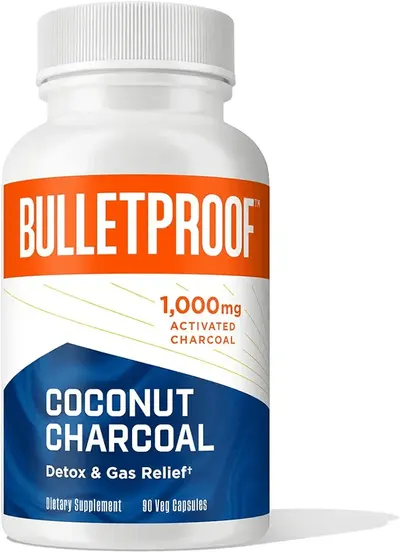 Main Images for Bulletproof Coconut Charcoal Detox and Gas Relief Capsules