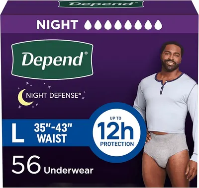 Main Images for Depend Night Defense Adult Incontinence Underwear for Men