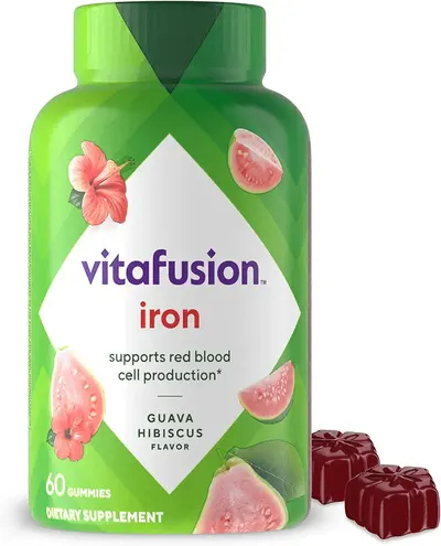Main Images for Vitafusion Iron Gummy Vitamin Supplement