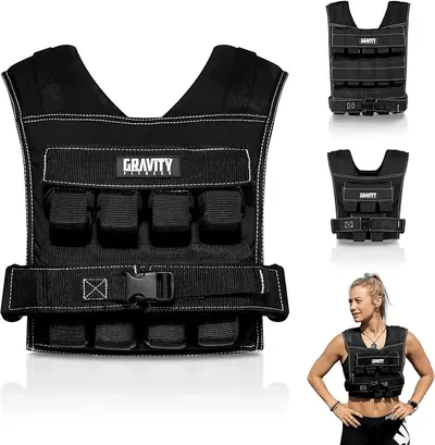 Main Images for Gravity Fitness Weighted Vest for Men & Women