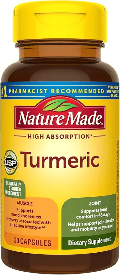 Main Images for Nature Made High Absorption Turmeric Curcumin Capsules