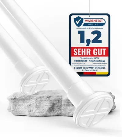 Main Images for MEISENBERG Gardinenstange ohne Bohren