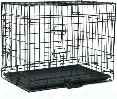Main Images for AVC Designs Pet Dog Puppy Cat Metal Foldable Carry Transport Training Cage Crate (60L x…