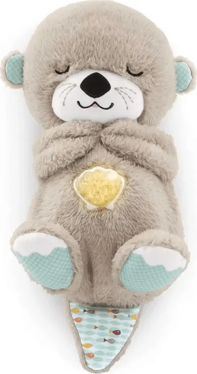 Main Images for Fisher-Price Baby Toy Soothe 'n Snuggle Otter Portable Plush Sound Machine with Music…