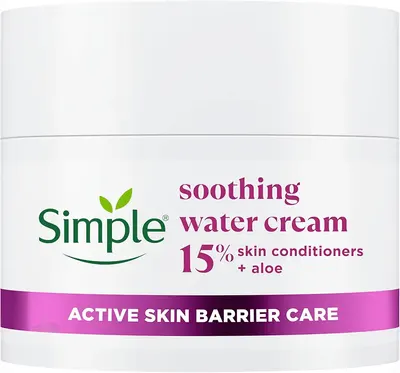 Main Images for Simple Soothing Water Face Cream facial moisturiser with 15% skin conditioners