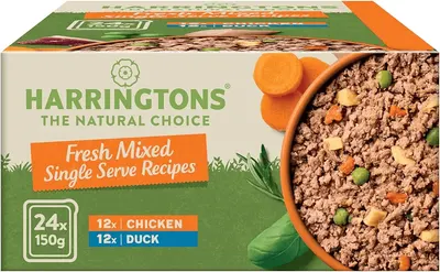 Main Images for Harringtons Complete Wet Tray Grain Free Hypoallergenic Adult Dog Food Mixed Pack 24x150g
