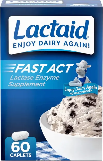 Main Images for Lactaid Fast Act Lactose Intolerance Relief Caplets