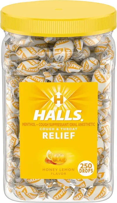 Main Images for HALLS Relief Honey Lemon Cough Drops