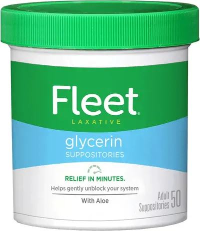 Main Images for Fleet Laxative Glycerin Suppositories for Adult Constipation