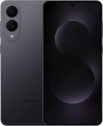 Showcases the smartphone's modern design and advanced dual-camera system to highlight its premium features.