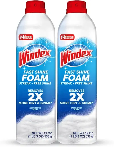 Main Images for Windex Fast Shine Foam Glass Cleaner