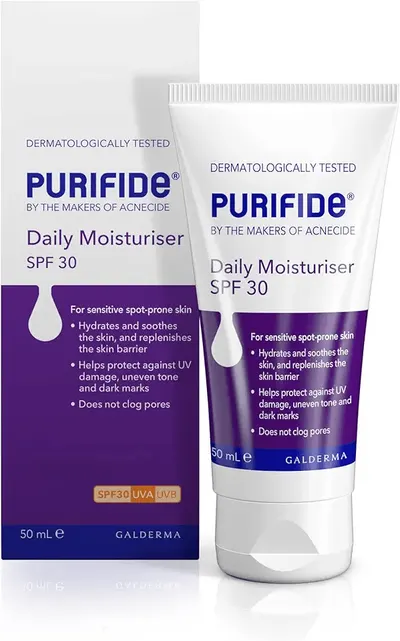 Main Images for Purifide by Acnecide SPF 30 Daily Face Moisturiser for Acne Prone Skin & Blemish Control…