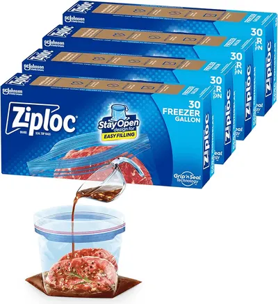 Main Images for Ziploc Gallon Food Storage Freezer Bags