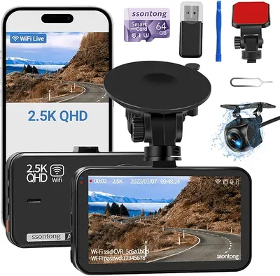 Main Images for Dash Cam Front and Rear
