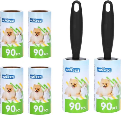 Main Images for Lint Roller Pet Hair Removal 540 Sheets Extra Sticky Cleaner Remover for Clothes Car…
