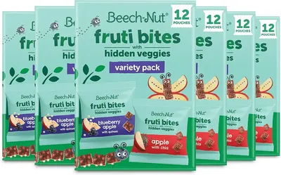 Main Images for Beech-Nut Toddler Snacks Fruti Bites with Hidden Veggies Quinoa & Chia