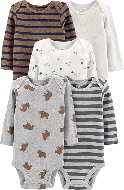 Main Images for Simple Joys by Carter's Unisex Babies' Long-Sleeve Bodysuit