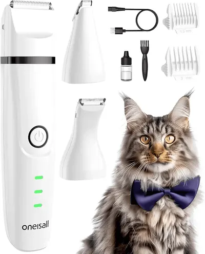 Main Images for oneisall 3 in 1 Cat Clippers & Dog Paw Trimmer Grooming Kit