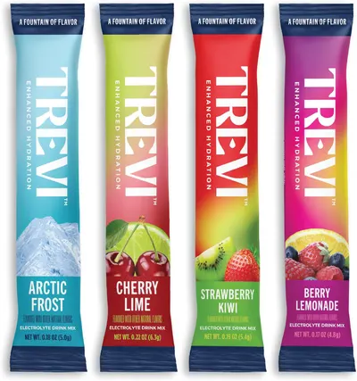 Showcases the range of available flavors to appeal to different taste preferences and highlight product variety. Displays the product packaging clearly to aid in brand recognition and communicate…