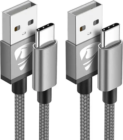 Main Images for Yosou USB C Charger Cable 2M 2Pack USB A to USB C Type C Charger Fast Charging 3A Lead…