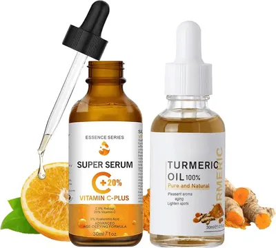 Main Images for Vitamin C & Turmeric Face Serum For Aging & Wrinkles