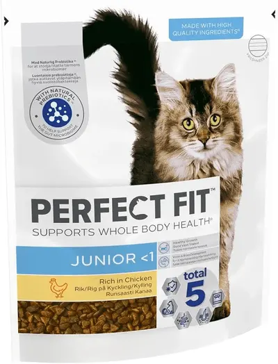 Main Images for Perfect Fit Junior <1 Complete Dry Cat Food for Junior Cats Under 1 Year