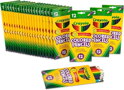 Main Images for Crayola Bulk Colored Pencils for Kids (24pk)