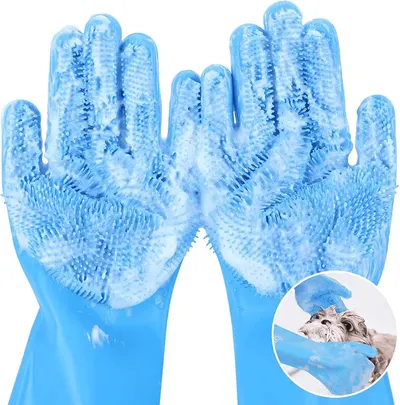Main Images for pecute Dog Washing Gloves